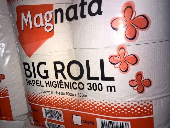 PAPEL HIG BIG ROLL MAGNATA COM 8X300M